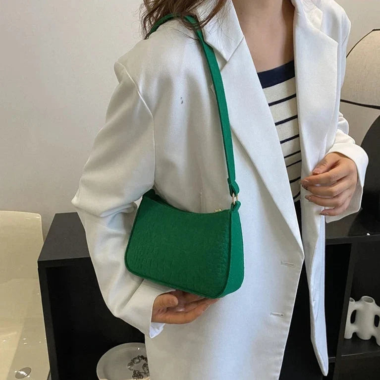 Thaïs - Petit sac effet croco