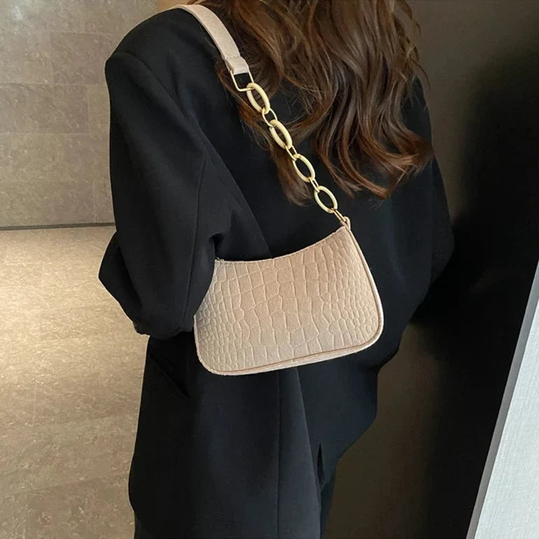 Thaïs - Petit sac effet croco